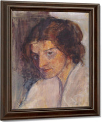 Self Portrait 5 By Paula Modersohn Becker Fine Art Print