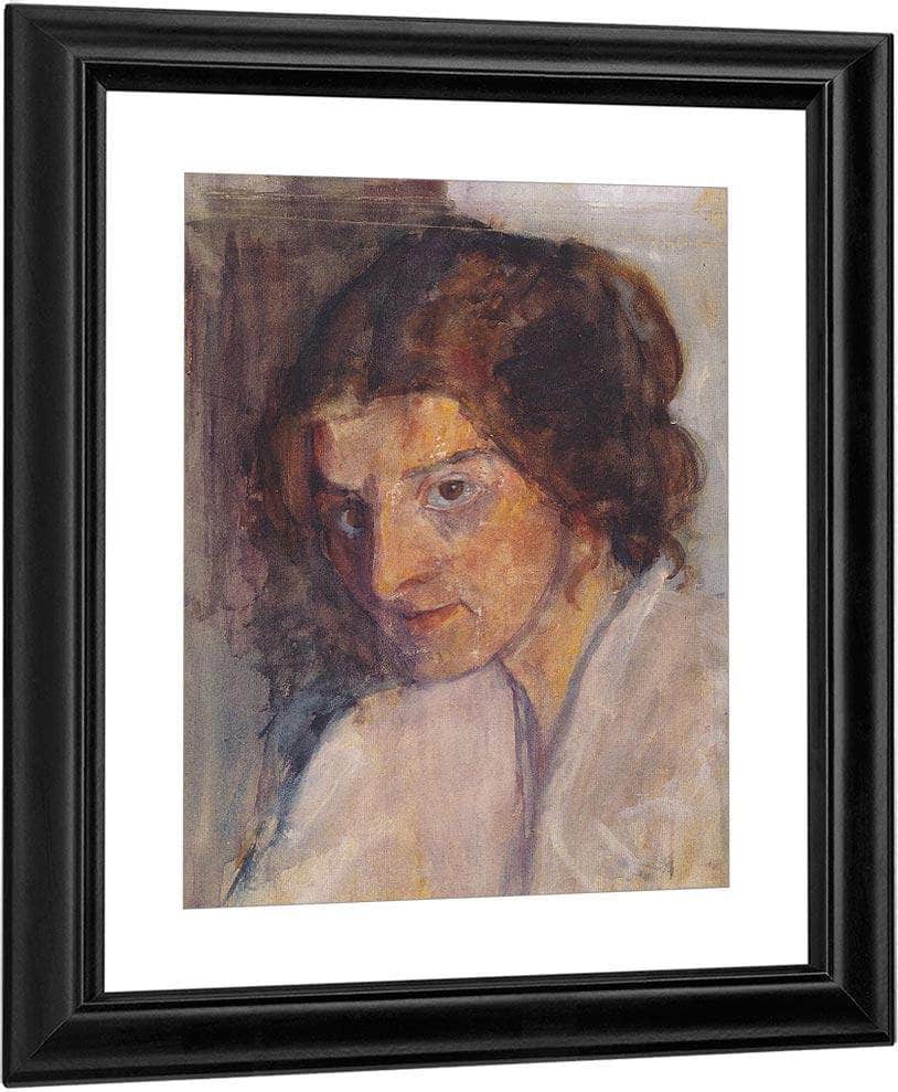 Self Portrait 5 By Paula Modersohn Becker Fine Art Print