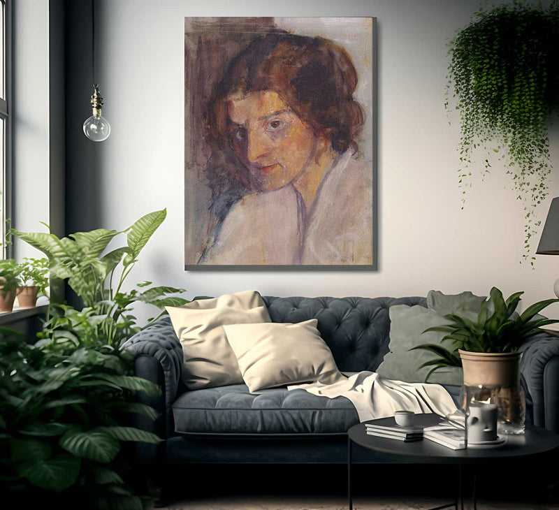 Self Portrait 5 By Paula Modersohn Becker Fine Art Print