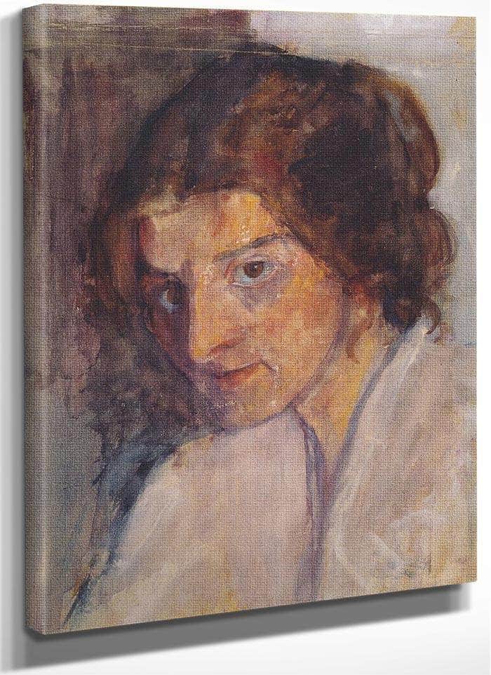 Self Portrait 5 By Paula Modersohn Becker Fine Art Print