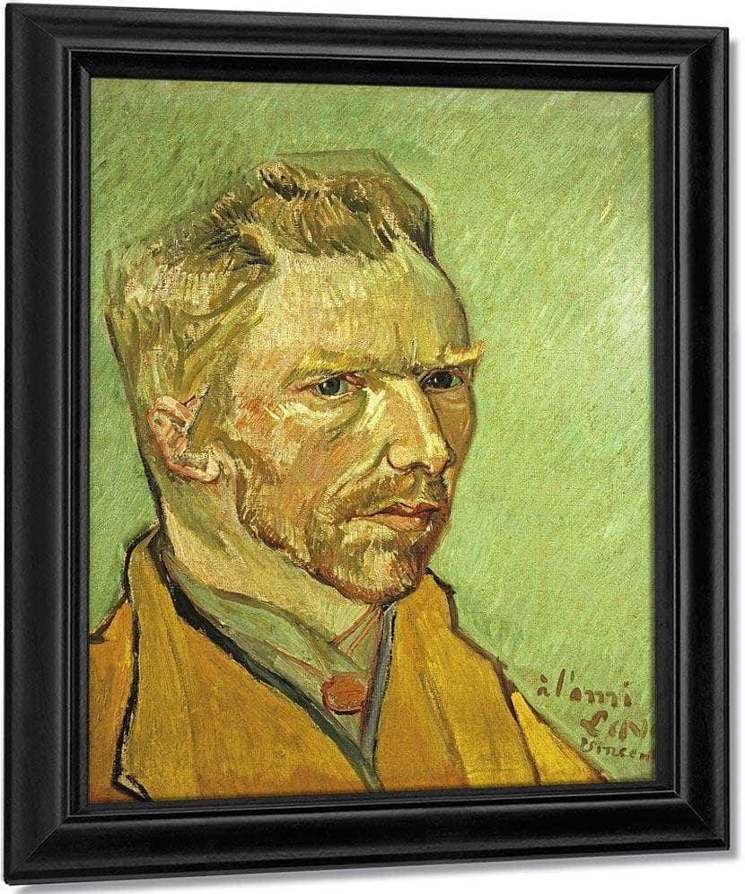 Self Portrait 5 By Vincent Van Goghb Fine Art Print