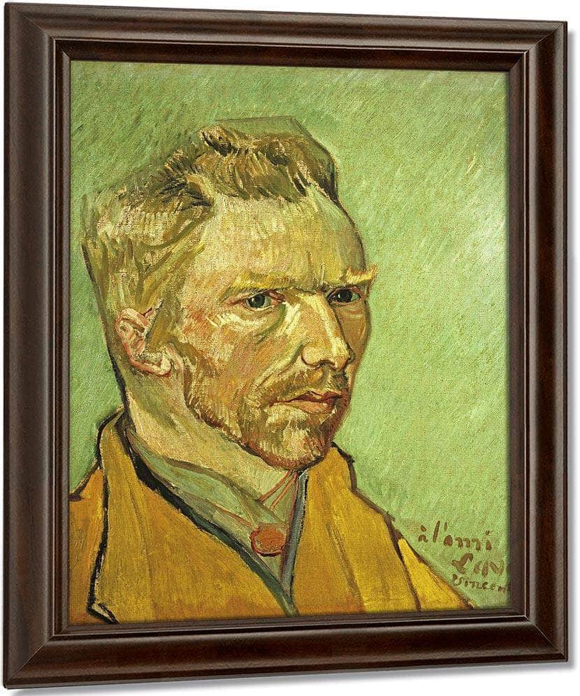 Self Portrait 5 By Vincent Van Goghb Fine Art Print