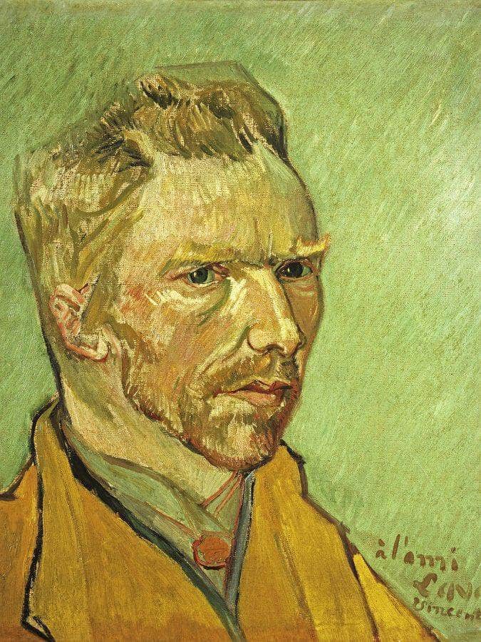 Self Portrait 5 By Vincent Van Goghb Fine Art Print