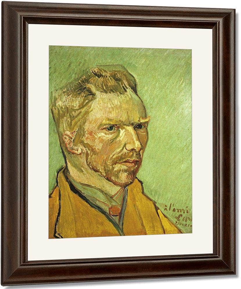 Self Portrait 5 By Vincent Van Goghb Fine Art Print