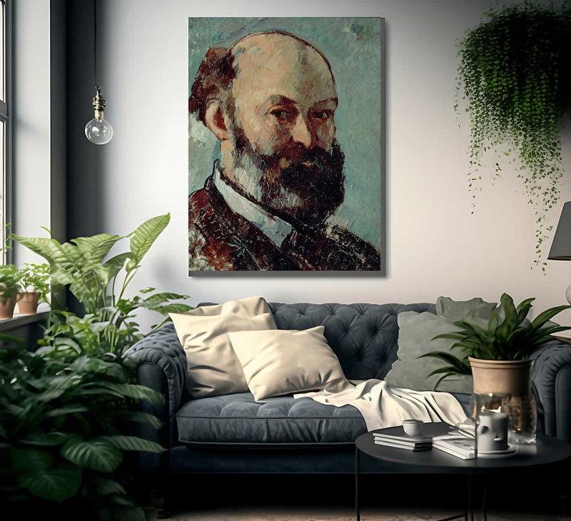 Self Portrait 6 By Paul Cezanne Fine Art Print