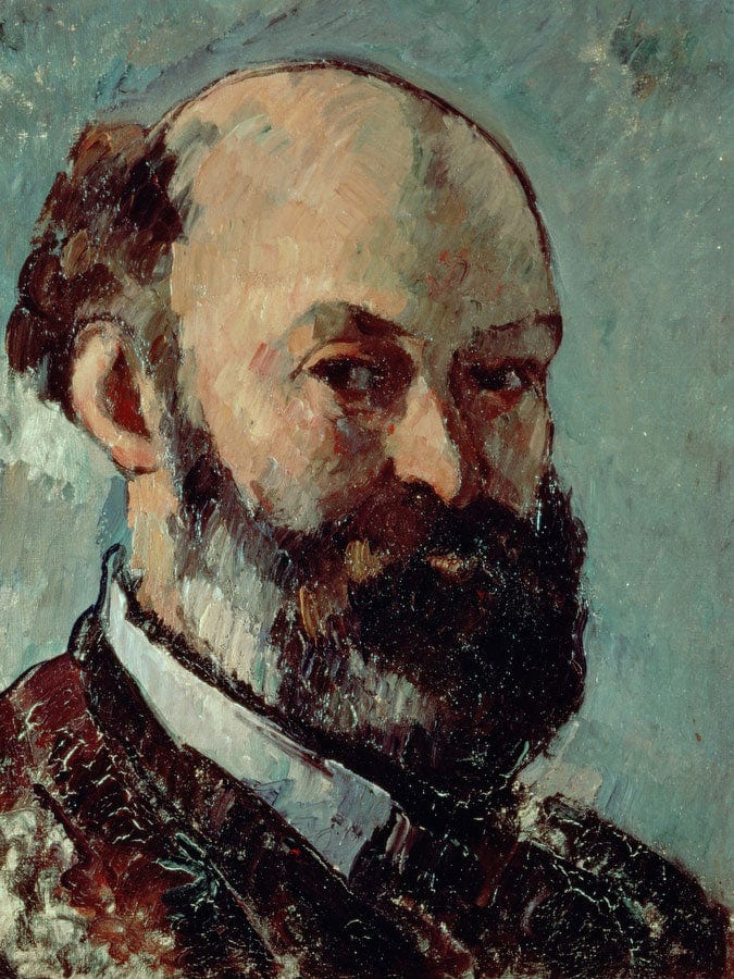 Self Portrait 6 By Paul Cezanne Fine Art Print