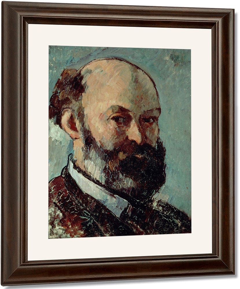 Self Portrait 6 By Paul Cezanne Fine Art Print