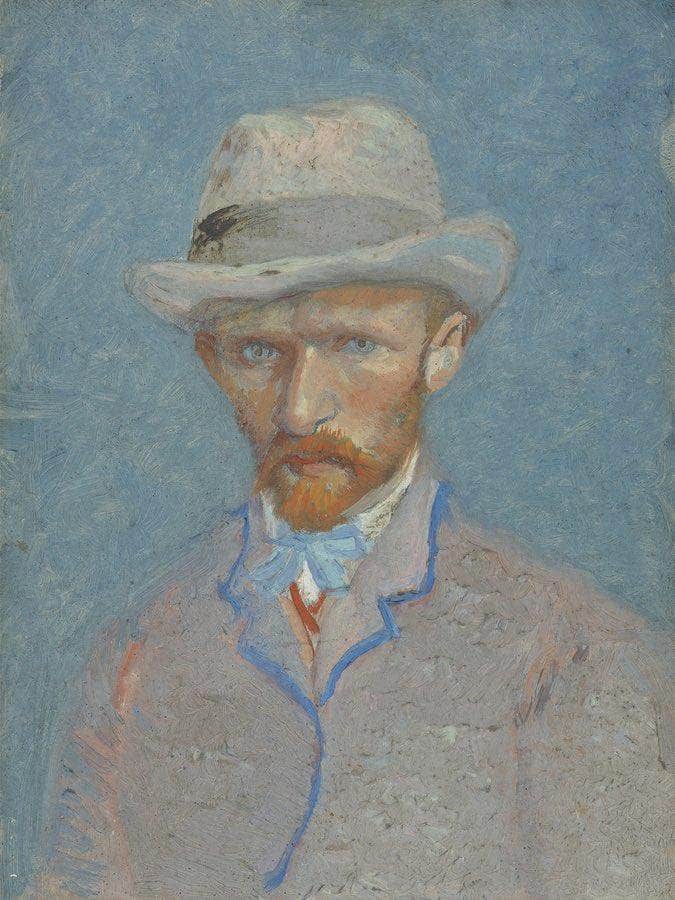 Self Portrait 6 By Vincent Van Gogh Fine Art Print