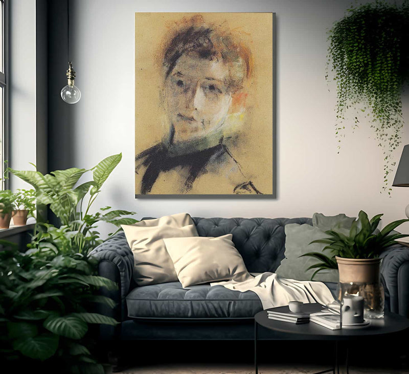 Self Portrait 7 By Paula Modersohn Becker Fine Art Print