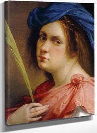Self Portrait As A Female Martyr 1615 By Artemisia Gentileschi Fine Art Print