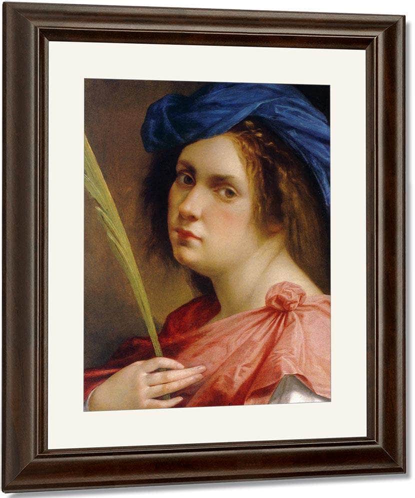 Self Portrait As A Female Martyr 1615 By Artemisia Gentileschi Fine Art Print