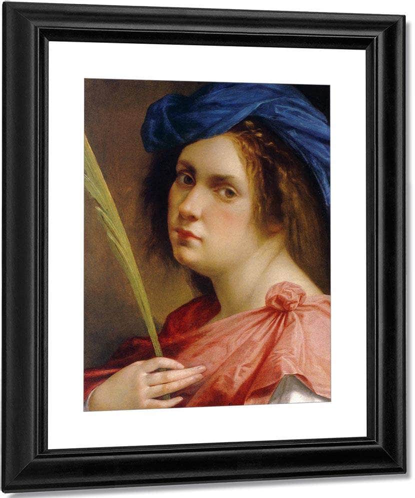 Self Portrait As A Female Martyr 1615 By Artemisia Gentileschi Fine Art Print