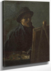 Self Portrait As A Painter Sept. 1886 Paris By Vincent Van Gogh Fine Art Print