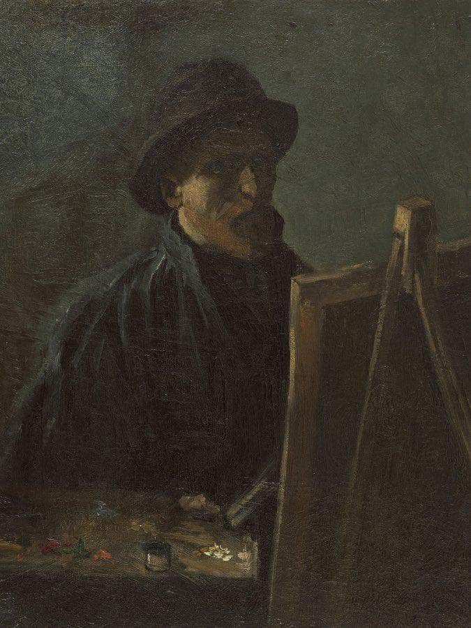 Self Portrait As A Painter Sept. 1886 Paris By Vincent Van Gogh Fine Art Print