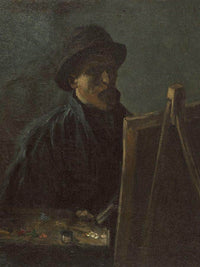 Self Portrait As A Painter Sept. 1886 Paris By Vincent Van Gogh Fine Art Print