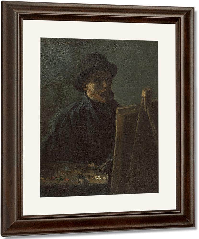 Self Portrait As A Painter Sept. 1886 Paris By Vincent Van Gogh Fine Art Print