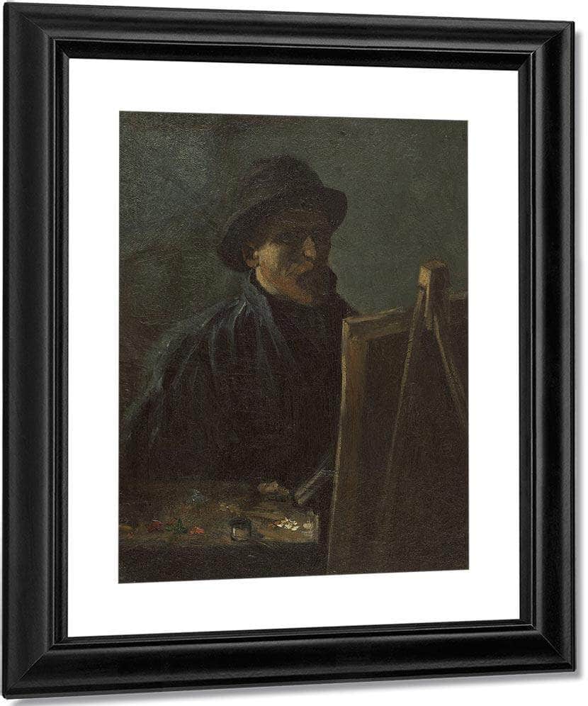 Self Portrait As A Painter Sept. 1886 Paris By Vincent Van Gogh Fine Art Print