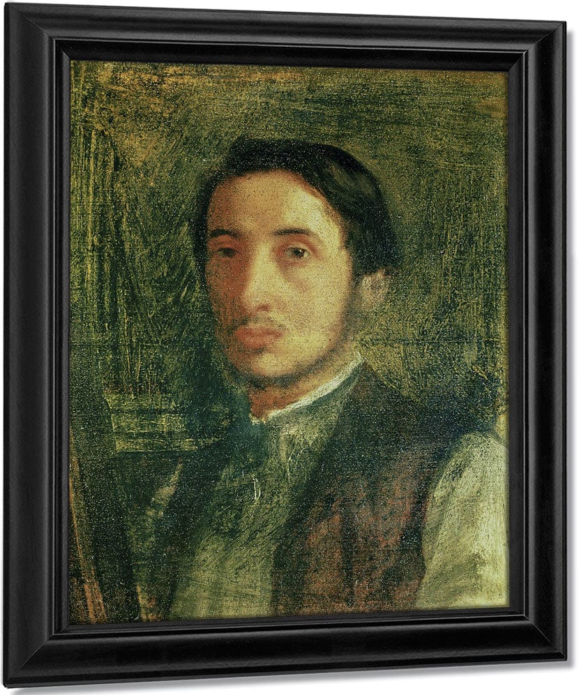 Self Portrait As A Young Man By Edgar Degas Fine Art Print