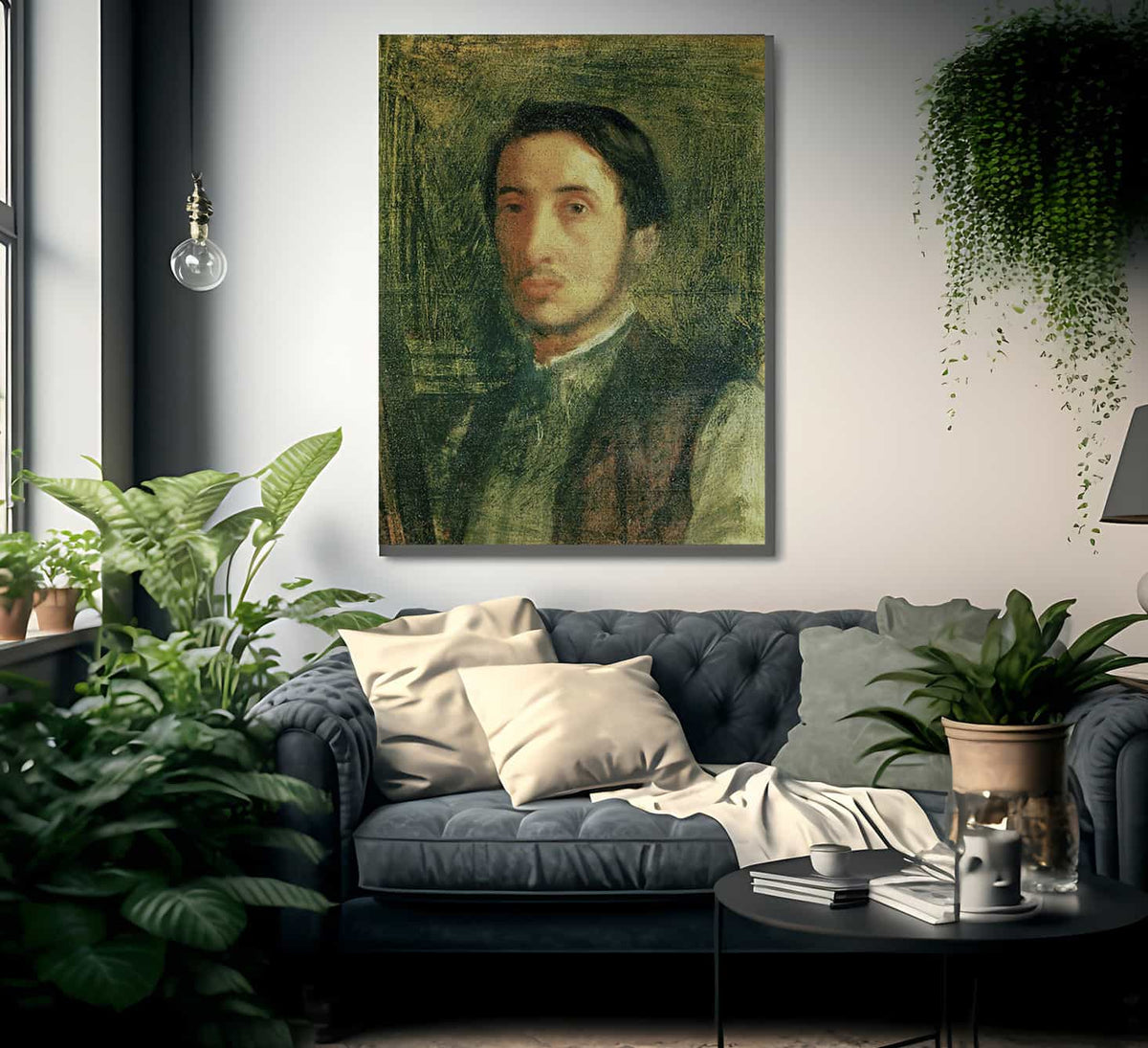 Self Portrait As A Young Man By Edgar Degas Fine Art Print