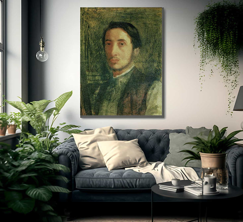 Self Portrait As A Young Man By Edgar Degas Fine Art Print