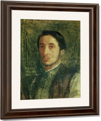 Self Portrait As A Young Man By Edgar Degas Fine Art Print