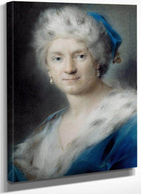 Self Portrait As Quot Winter Quot 1731 By Rosalba Carriera Fine Art Print