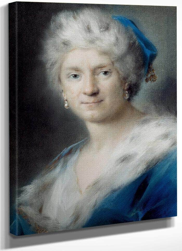 Self Portrait As Quot Winter Quot 1731 By Rosalba Carriera Fine Art Print