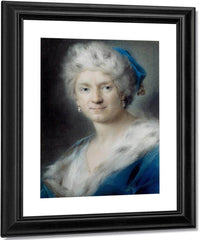 Self Portrait As Quot Winter Quot 1731 By Rosalba Carriera Fine Art Print