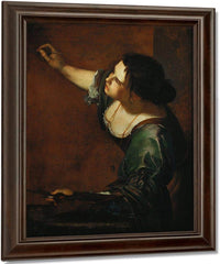 Self Portrait As The Allegory Of Painting 1638 By Artemisia Gentileschi Fine Art Print