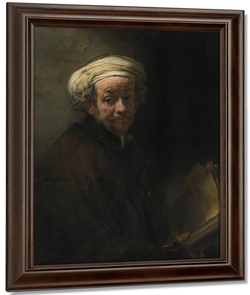 Self Portrait As The Apostle Paul By Rembrandt Fine Art Print