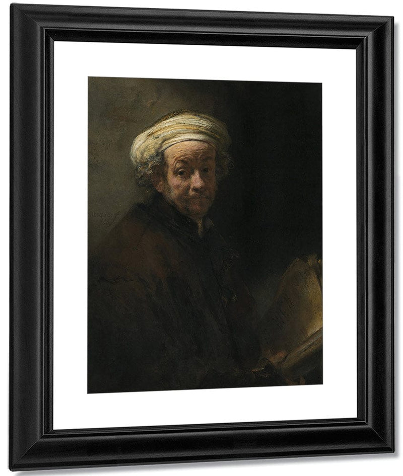 Self Portrait As The Apostle Paul By Rembrandt Fine Art Print