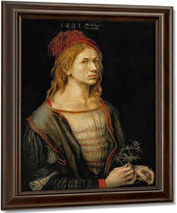 Self Portrait At Age 22 1493 By Albrecht Durer Fine Art Print