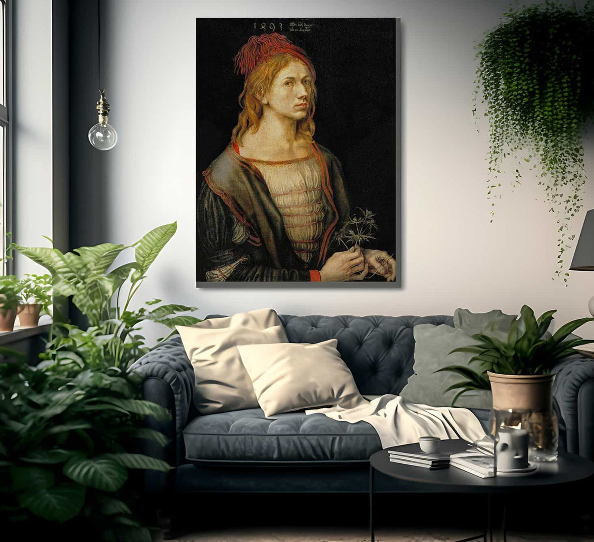 Self Portrait At Age 22 1493 By Albrecht Durer Fine Art Print