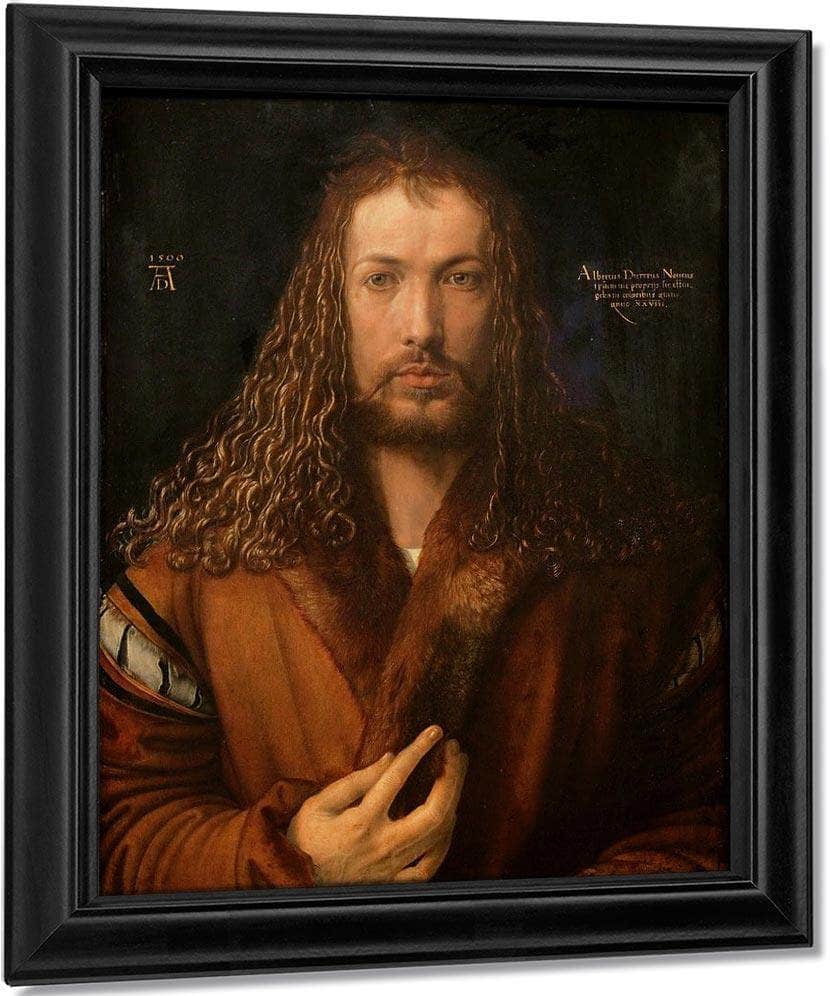 Self Portrait At Age 28 1500 By Albrecht Durer Fine Art Print