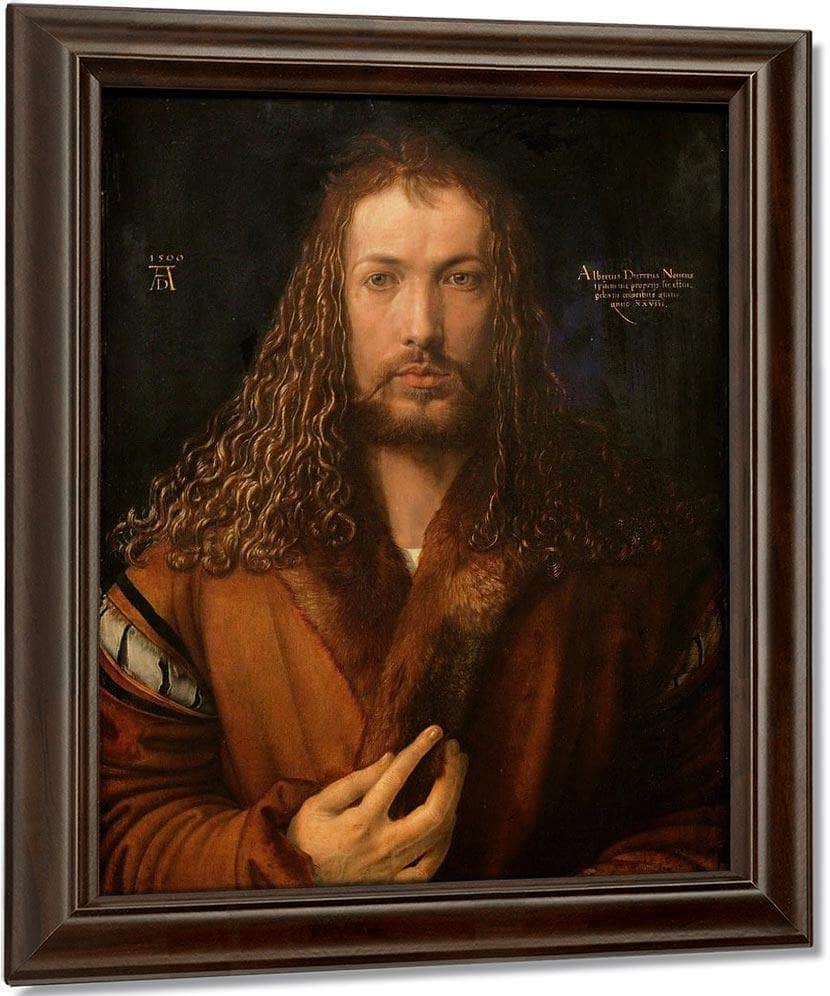 Self Portrait At Age 28 1500 By Albrecht Durer Fine Art Print