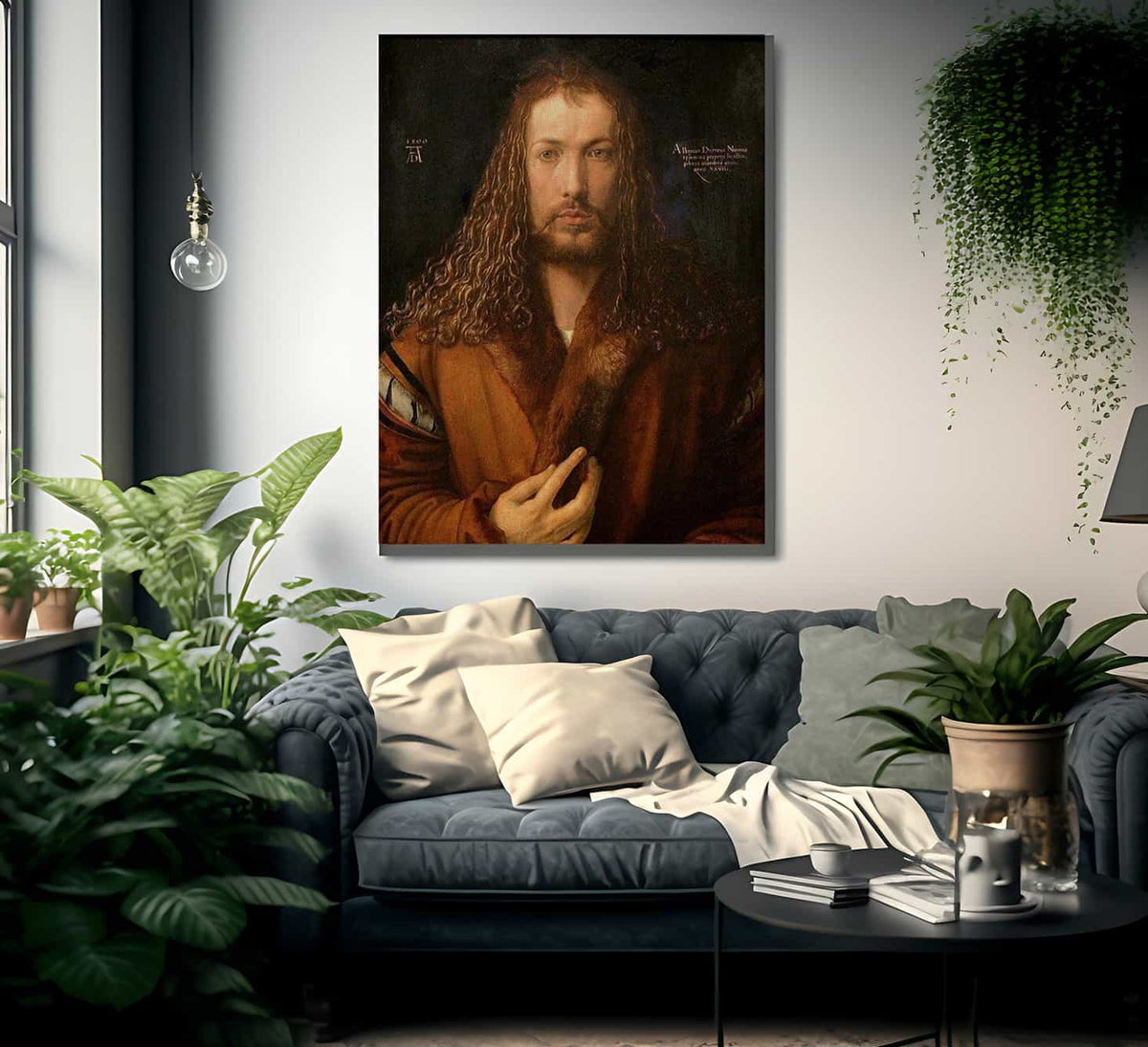Self Portrait At Age 28 1500 By Albrecht Durer Fine Art Print