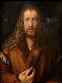 Self Portrait At Age 28 1500 By Albrecht Durer Fine Art Print