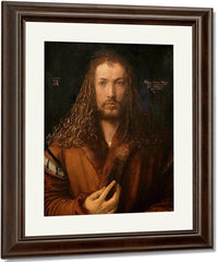 Self Portrait At Age 28 1500 By Albrecht Durer Fine Art Print
