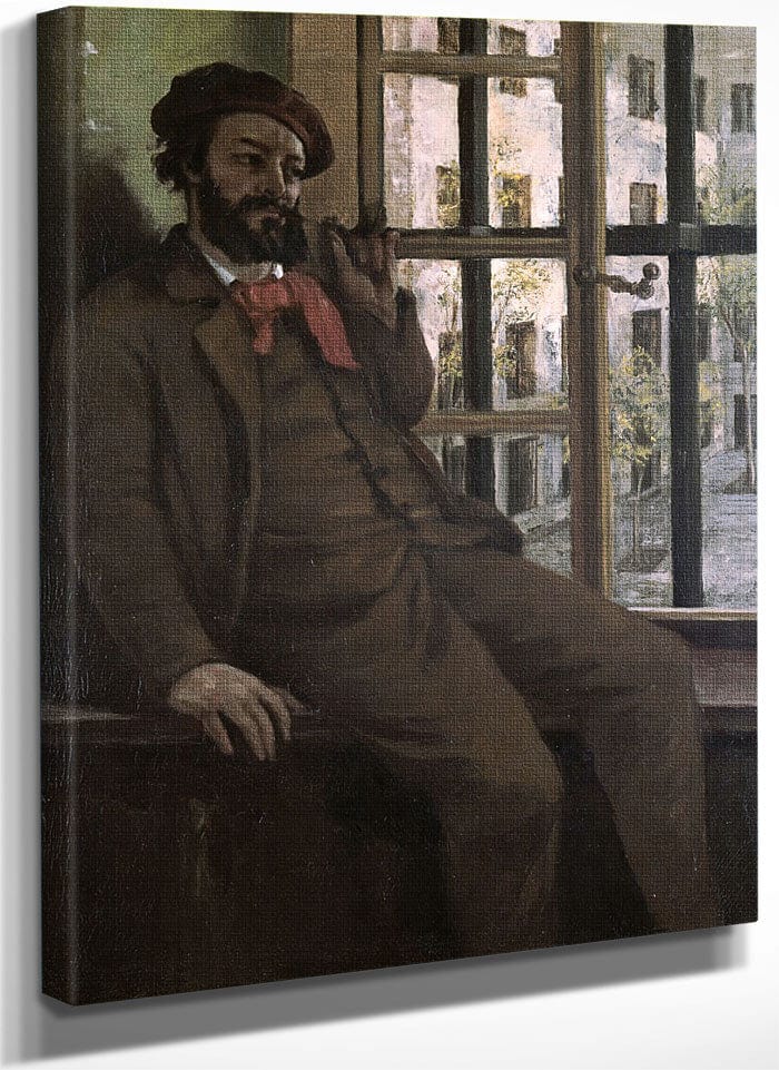 Self Portrait At Sainte Pelagie By Jean Desire Gustave Courbet Fine Art Print