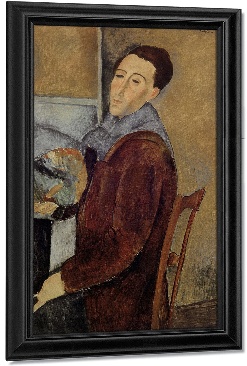 Self Portrait By Amedeo Modigliani Fine Art Print