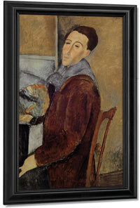 Self Portrait By Amedeo Modigliani Fine Art Print