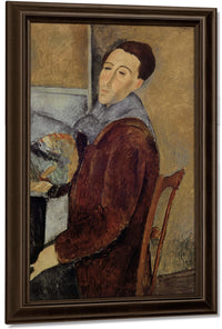 Self Portrait By Amedeo Modigliani Fine Art Print