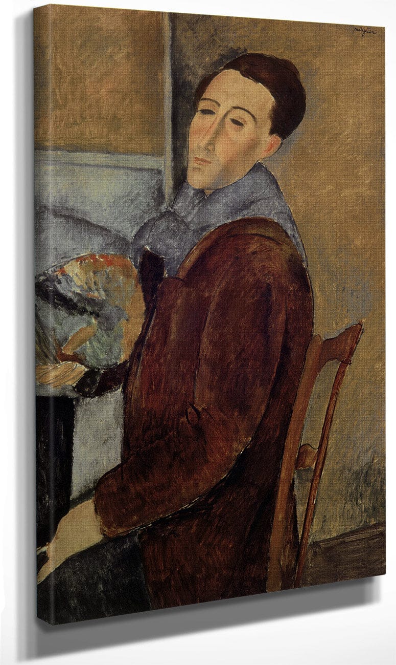 Self Portrait By Amedeo Modigliani Fine Art Print