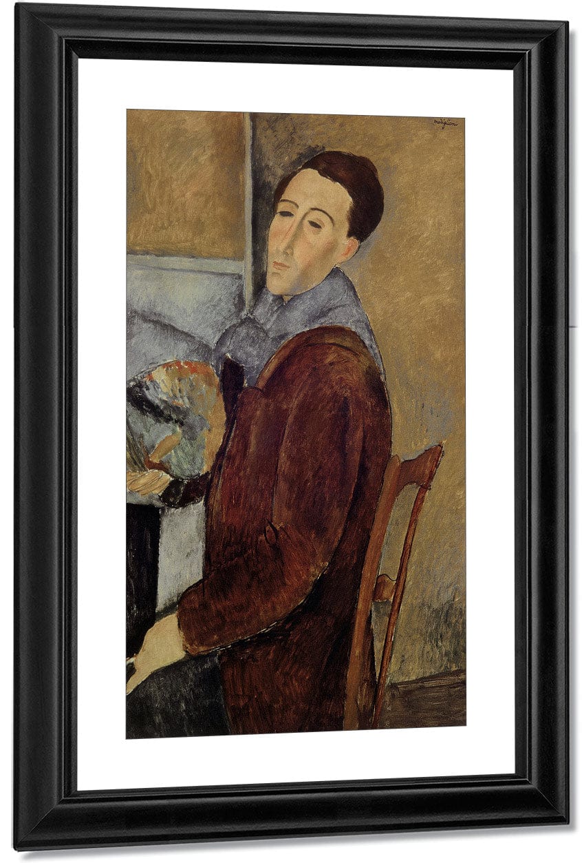 Self Portrait By Amedeo Modigliani Fine Art Print