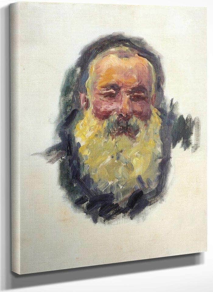 Self Portrait By Claude Monet Fine Art Print