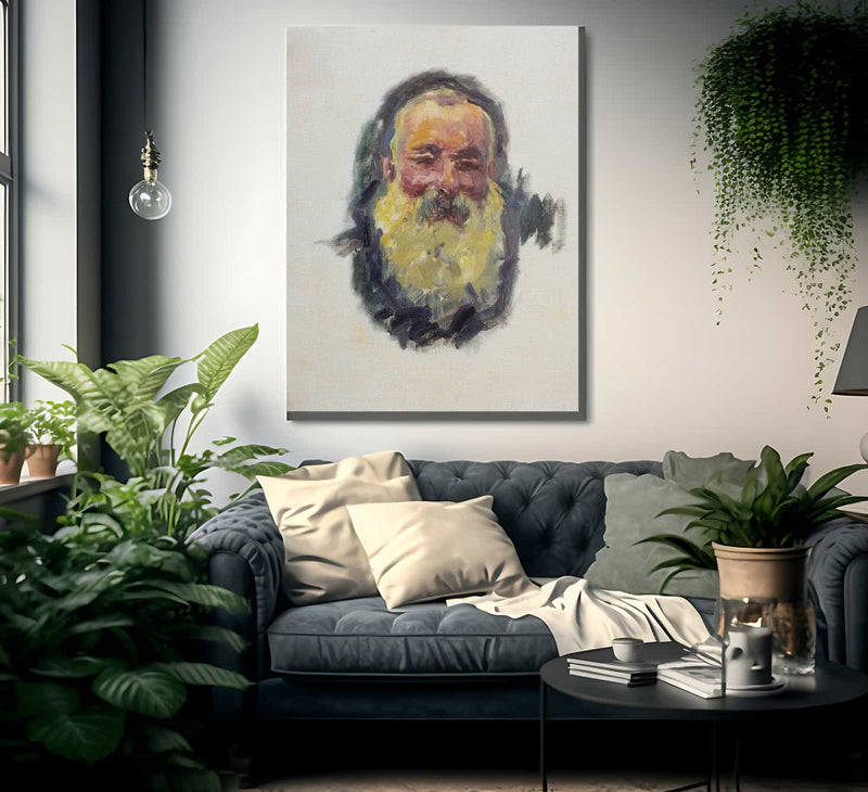 Self Portrait By Claude Monet Fine Art Print