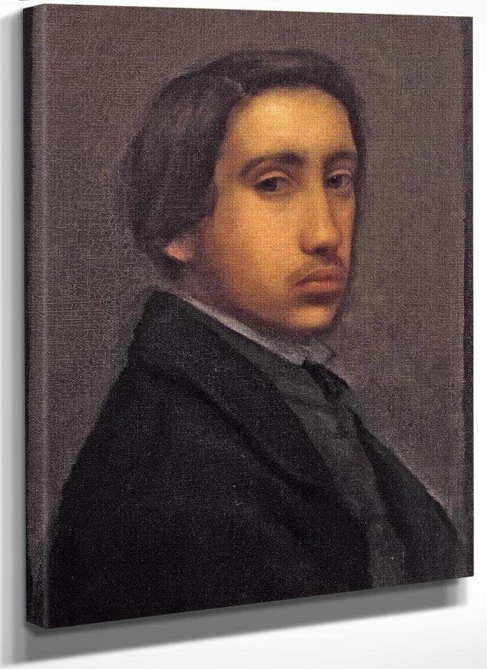 Self Portrait By Edgar Degas Fine Art Print