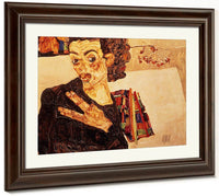 Self Portrait By Egon Schiele Fine Art Print