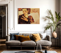 Self Portrait By Egon Schiele Fine Art Print