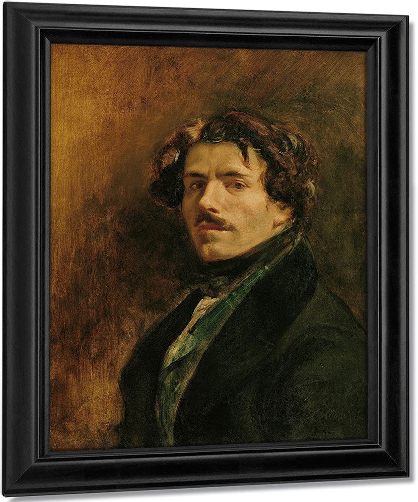 Self Portrait By Ferdinand Victor Eugene Delacroix Fine Art Print